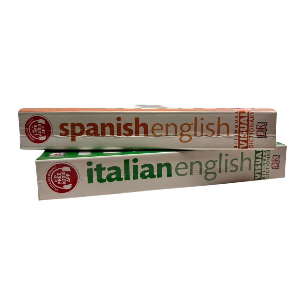 2 Spanish/ Italian, English Bilingual Visual Dictionary (DK Visual Dictionaries) - Picture 2 of 3